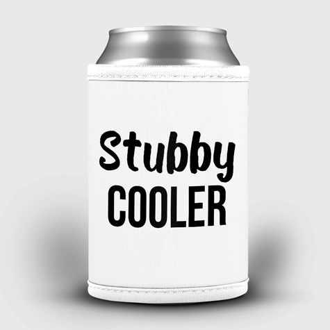 plain stubby coolers